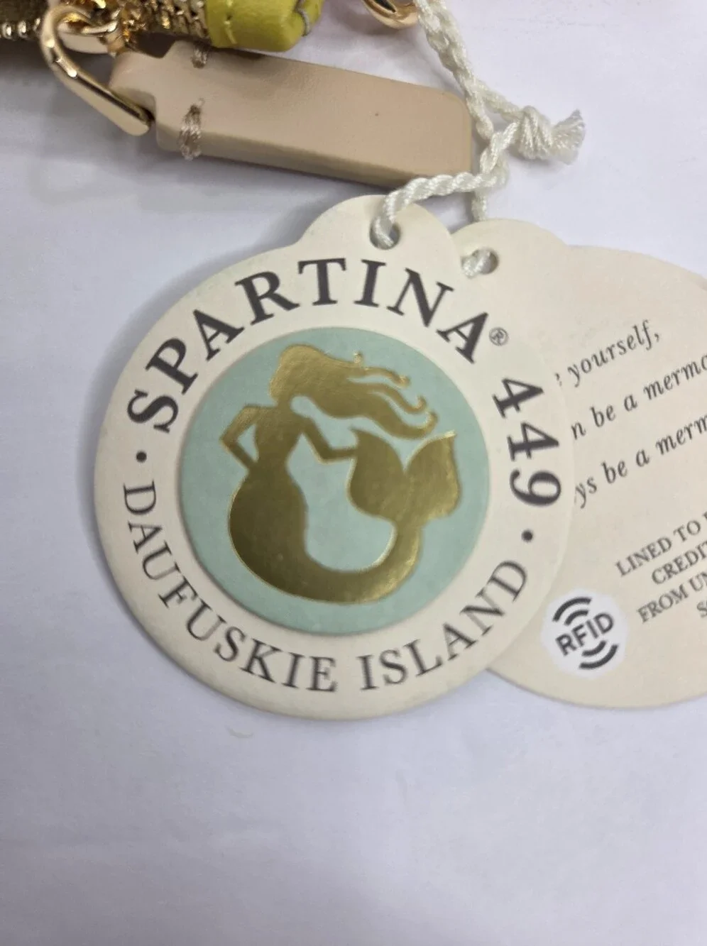 Spartina 449 Slim Card Zip Coin Purse Castillo Tropical Wristlet NWT